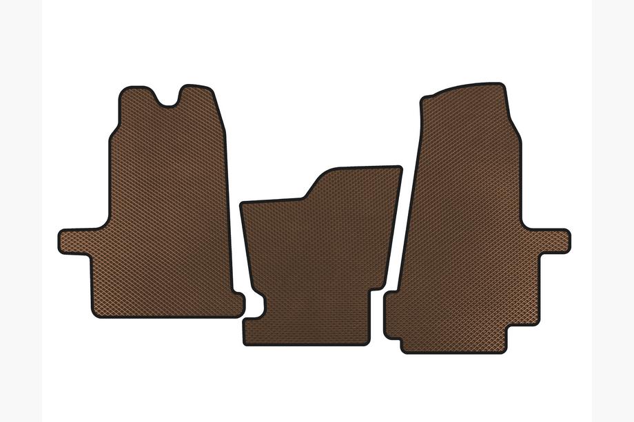Ford Transit 2000–2014 EVA-bilmåtter (2000-2006, automatgear, brun) Image