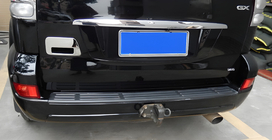 Toyota Land Cruiser Prado 120 2002–2009 Dæksel til bagklaphåndtag (rustfrit stål) Carmos - Tyrkisk stål foto 4