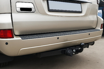 Toyota Land Cruiser Prado 120 2002–2009 Dæksel til bagklaphåndtag (rustfrit stål) Carmos - Tyrkisk stål foto 1