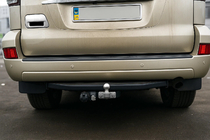 Toyota Land Cruiser Prado 120 2002–2009 Dæksel til bagklaphåndtag (rustfrit stål) Carmos - Tyrkisk stål foto 3