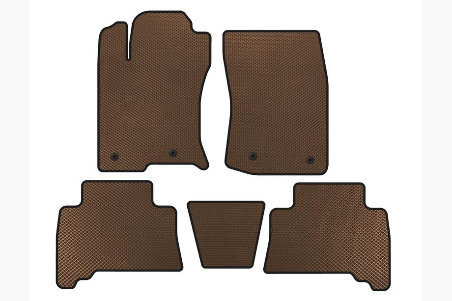 Toyota 4Runner 2009–2024 EVA-bilmåtter (2009-2014, Brun) Image