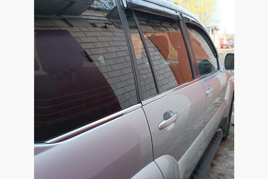 Toyota Land Cruiser Prado 120 2002–2009 Udvendige vindueslister i rustfrit stål (6 stk.) OmsaLine - italiensk rustfrit stål Image