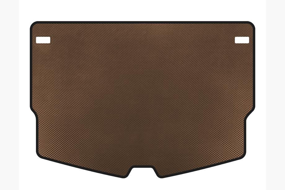 Nissan Note 2012–2020 EVA bagagerumsmåtte (HB, brun) Image