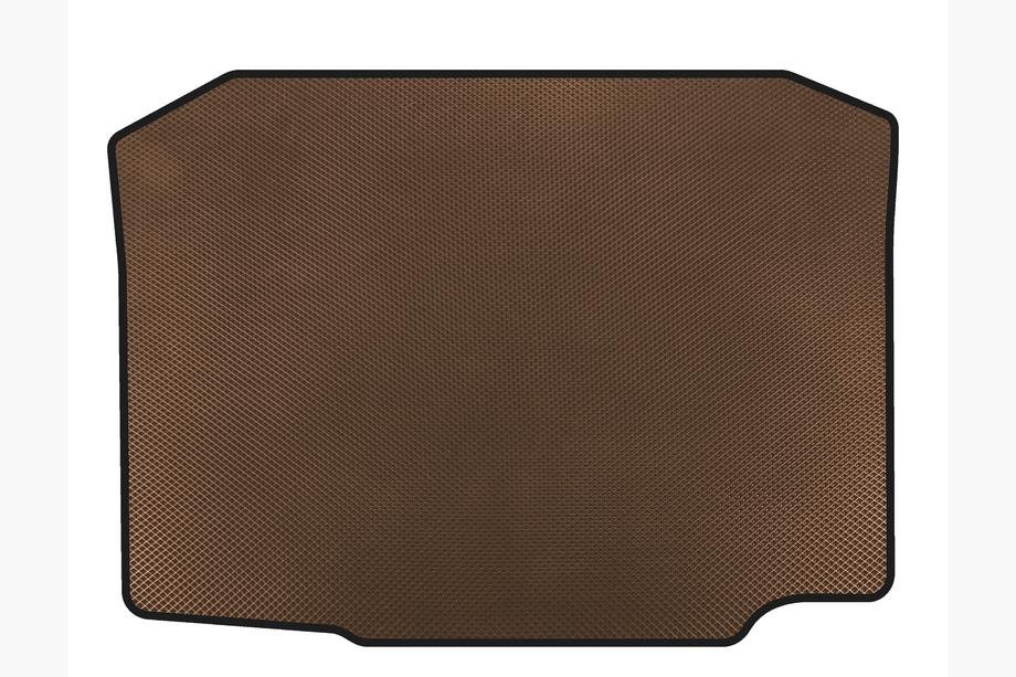 Seat Ibiza 2010–2017 EVA bagagerumsmåtte (2010-2012, HB, 5-dørs, Brun) Image