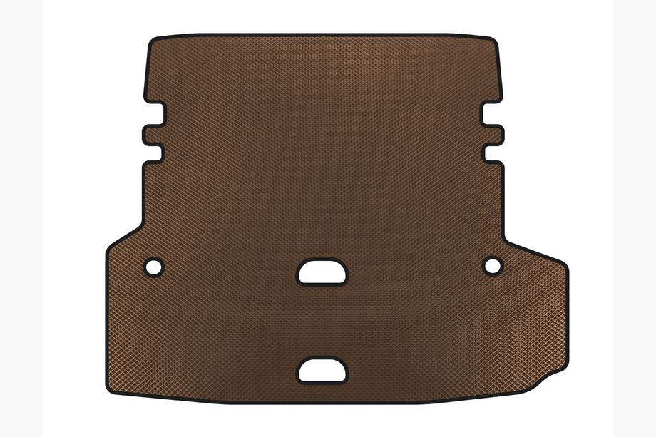 BMW 3-serie F30/F31 2012–2019 EVA V-1 bagagerumsmåtte (til F-31, brun) Image