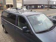 Volkswagen T5 Multivan 2003–2010 Tagrælinger CROWN (mat grå) foto 12