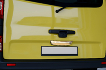 Nissan Primastar 2002–2014 Kromliste over nummerpladen (nedre, rustfrit stål) foto 1