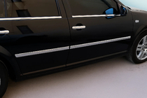 Volkswagen Bora 1998–2004 Udvendige vindueslister (4 stk., rustfrit stål) SW - stationcar foto 1