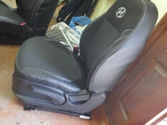 Hyundai Accent 2011–2017 Sædeovertræk (kunstlæder↗stof, Premium) foto 5