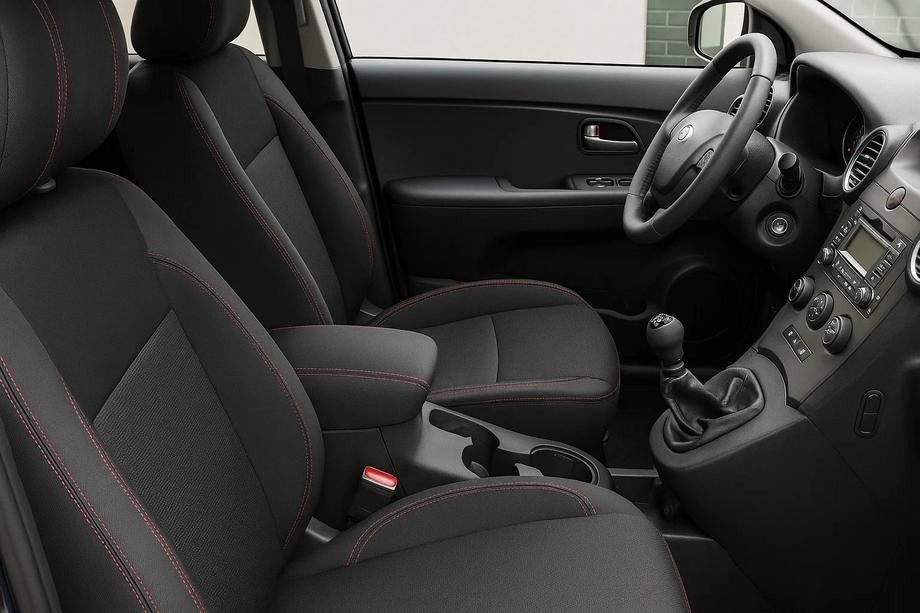 Kia Carens 1999–2012 Sædeovertræk i økolæder Brothers Premium (5 sæder, 2006-2012) Image
