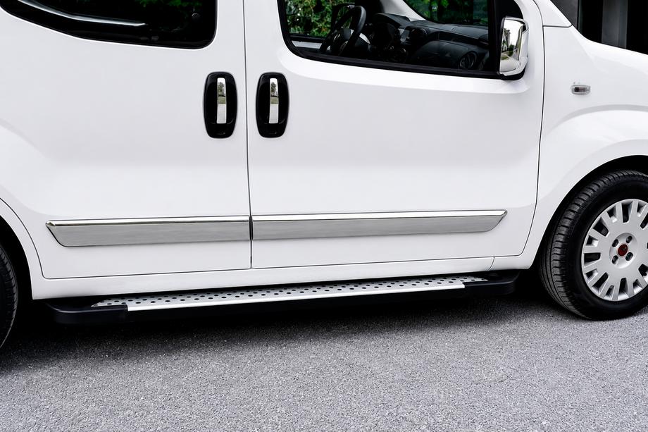 Opel Combo 2012–2018 Sidetrin Allmond Grey (2 stk., aluminium) Image