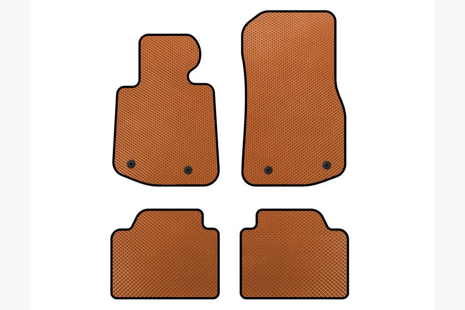 BMW 4-serie F32/F33/F36 2012–2020 EVA gulvmåtter V2 (orange) Image