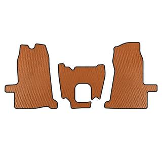 EVA-gulvmåtter til kabine (2000-2006, 1+1, manuelt gear, orange)