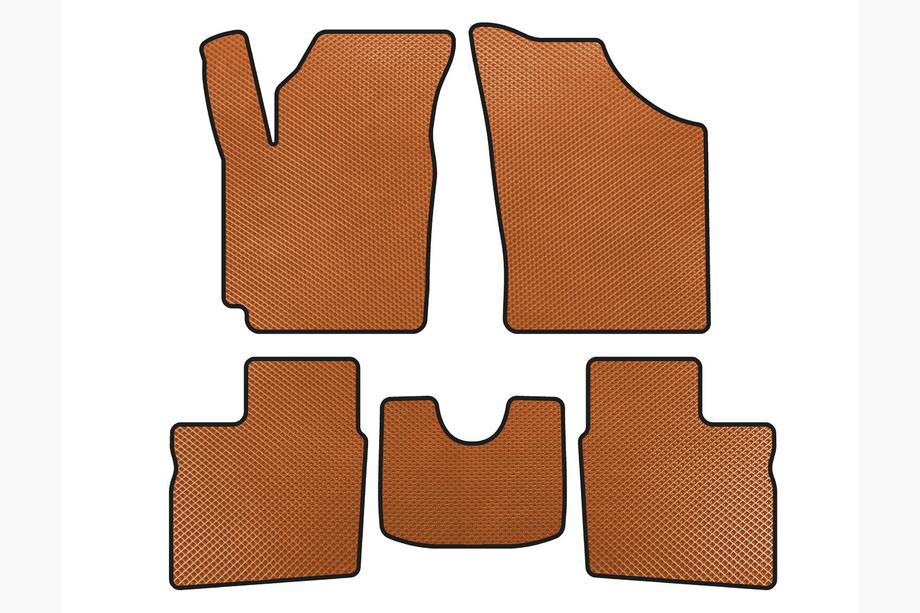 Geely CK-1 2005–2008 EVA-bilmåtter (2005-2009, SD, Orange) Image