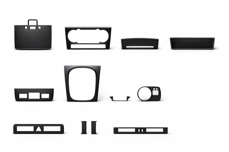 Audi A3 2003–2012 Dekorative instrumentbrætpaneler (Hartman) Aluminium Image