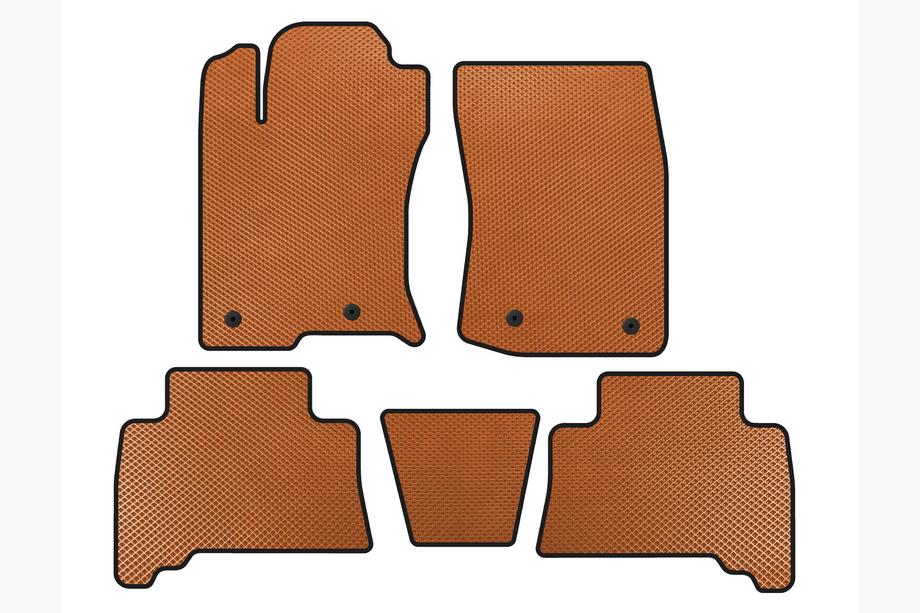Toyota 4Runner 2009–2024 EVA-bilmåtter til kabinen (2009-2014, Orange) Image