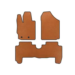 EVA-bilmåtter (HB, 5-dørs, orange)