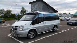 Ford Transit 2000–2014 Forrudevisir (sort højglans, 5 mm) foto 14