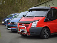 Ford Transit 2000–2014 Forrudevisir (sort højglans, 5 mm) foto 18