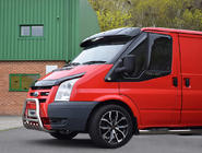 Ford Transit 2000–2014 Forrudevisir (sort højglans, 5 mm) foto 19
