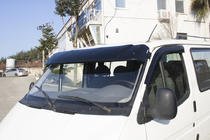 Ford Transit 1991–2000 Forrudevisir (sort højglans, 5 mm) foto 3