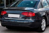 Audi A4 B8 2007–2015 Krom bagklapsliste (sedan, rustfrit stål) OmsaLine - italiensk rustfrit stål foto 1