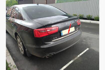 Audi A6 C7 2011–2017 Bagagerumskantliste (rustfrit stål) foto 7