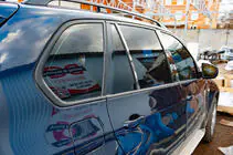 BMW X5 E70 2007–2013 Dørstolpelister i rustfrit stål foto 3