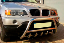 BMW X5 E53 1999–2006 Bullbar WT003 (rustfrit stål) 50 mm foto 2