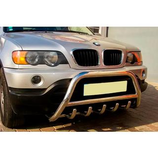 Bullbar WT003 (rustfrit stål) BMW X5 E53 1999–2006 foto 2