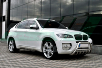 BMW X6 E71 2008–2014 Bullbar WT003 (rustfrit stål) 50 mm foto 2