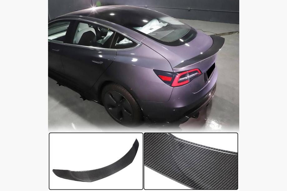 Tesla Model 3 2017– Spoiler V1 (2017-2023, Carbon) Image
