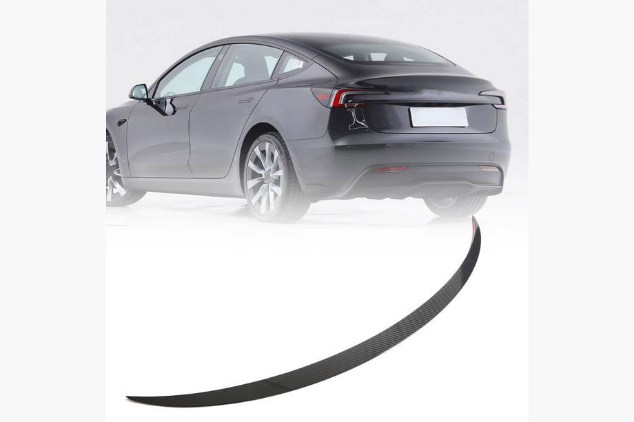 Tesla Model 3 2017– Spoiler V2 (2023+, kulfiber) Image