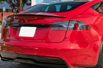 Tesla Model S 2012– Spoiler V2 (kulfiber) foto 15