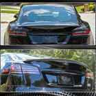 Tesla Model S 2012– Tør carbon spoiler V9 (2012-2022) foto 3
