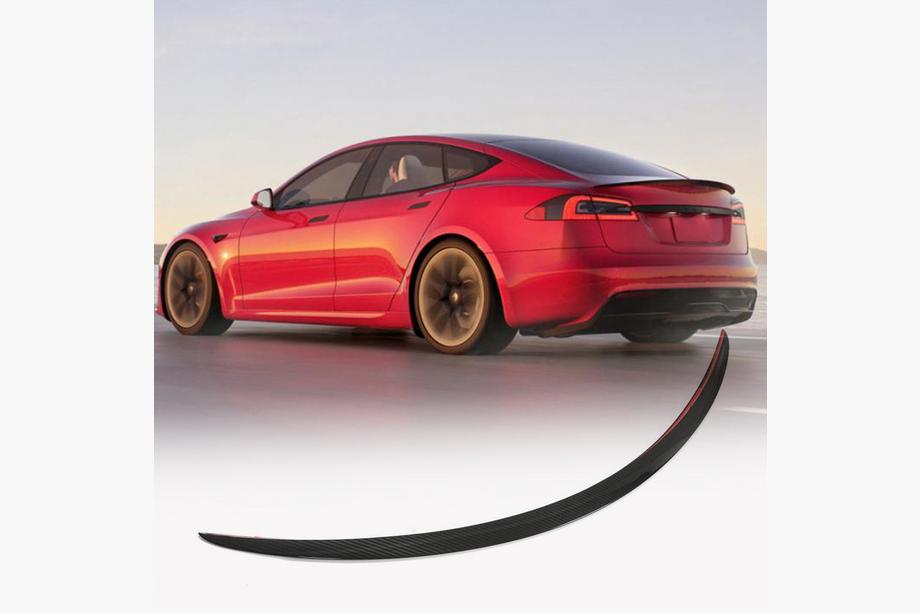 Tesla Model S 2012– Tør carbon spoiler V9 (2012-2022) Image