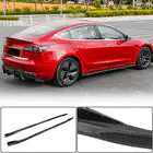 Tesla Model 3 2017– Sideskørter V2 (2017-2023, Carbon) foto 3