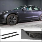 Tesla Model 3 2017– Sideskørter V4 (2017-2023, carbon) foto 1