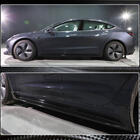 Tesla Model 3 2017– Sideskørter V4 (2017-2023, carbon) foto 5