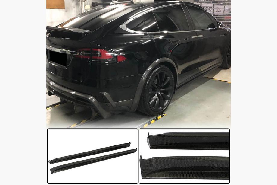 Tesla Model X 2015– Dørtrinslister Carbon V2 (2016-2020) Image