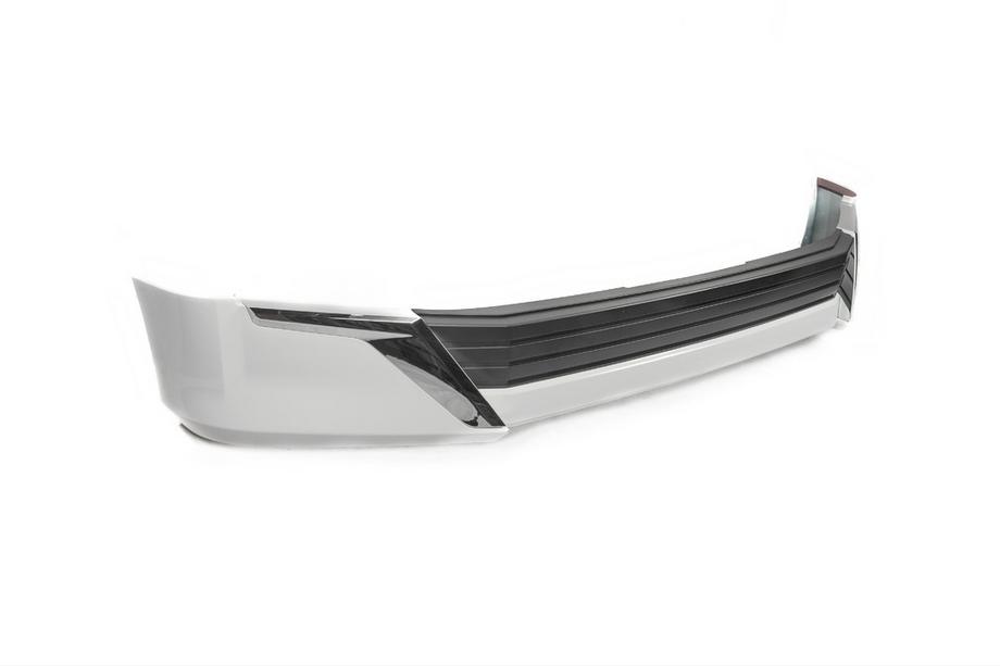 Toyota Land Cruiser 200 2007–2021 Front læbespoiler 2016↗ (Executive 2021) Sort farve Foto 6