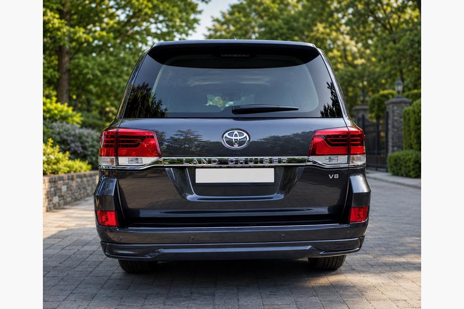 Toyota Land Cruiser 200 2007–2021 Bagdiffusor 2016-2021 (Executive 2016) Sort farve Foto 2