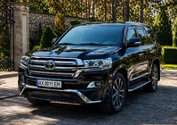 Toyota Land Cruiser 200 2007–2021 Front læbespoiler 2016↗ (Executive 2016) Hvid farve foto 8
