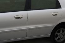 Chevrolet Lanos 1998–2017 Dørgrebsdæksler (rustfrit stål) Forkromet plast foto 4