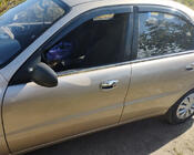Chevrolet Lanos 1998–2017 Vindueslister (4 stk., rustfrit stål) foto 2