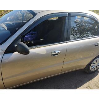 Vindueslister (4 stk., rustfrit stål) Chevrolet Lanos 1998–2017 foto 2