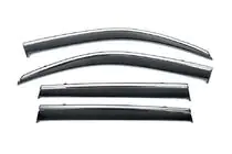 Lexus GS 2011–2020 Vindafvisere med kromliste Niken Luxury (4 stk) foto 1