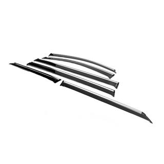 Vindafvisere med kromliste Niken Luxury (6 stk) Toyota Sienna 2010–2020 foto 2