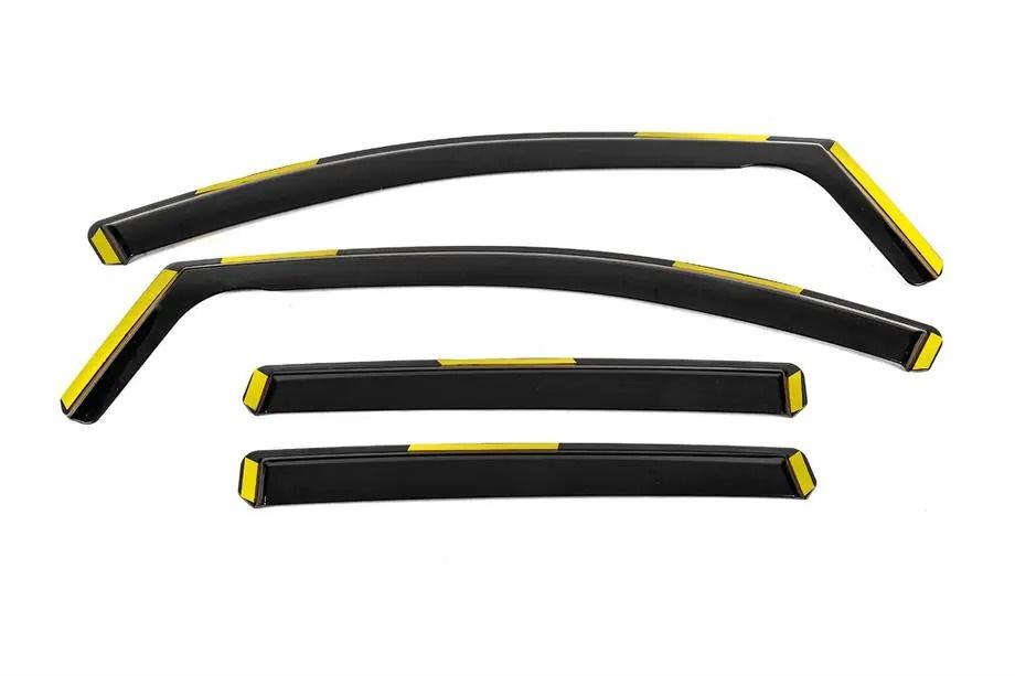 Honda Civic Sedan VIII 2006–2011 Vindafvisere, in-channel Niken Luxury (4 stk) Image
