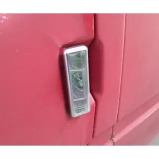 Dørgrebsdæksler (4 stk., rustfrit stål) foto 2